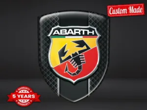 Fiat Abarth Auto Silikonembleme Resilient Max Athletisch Pro Chic